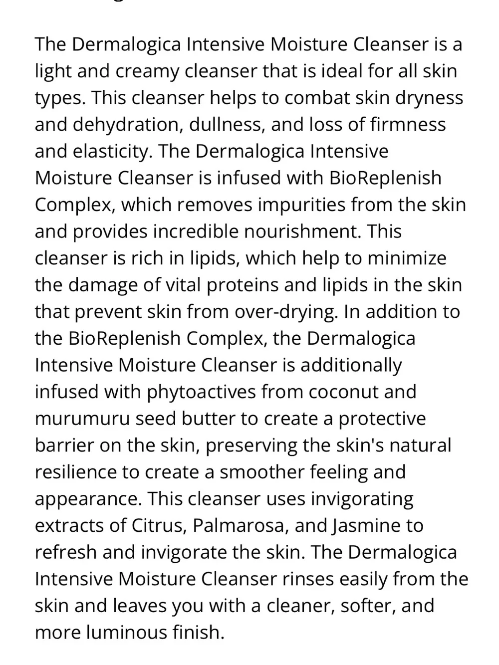 Dermalogica Intensive Moisture Cleanser